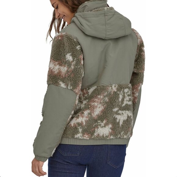 ⛺️ PATAGONIA 🏔️ Women's Medium Shelled Retro-X® Pullover Jacket Pine Green Camo - Picture 9 of 9
